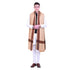 Men's Pure Wool Border Shawl